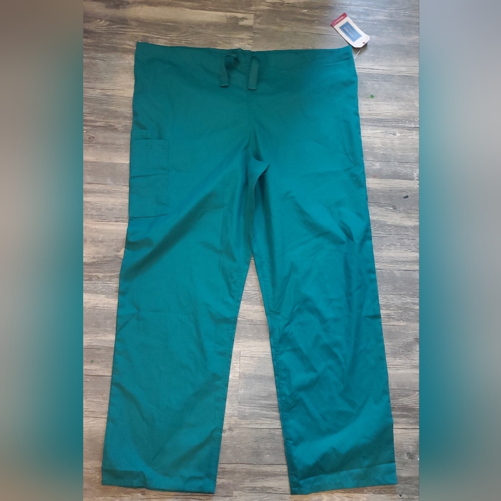 Cherokee Unisex Green Size Large Medical Scrub Bottoms Pants NWT